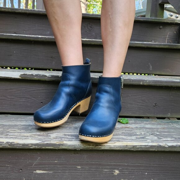 Swedish Hasbeens, Women's Leather Ankle Boot, gently used - sz 39 - $200 - Picture 5 of 13